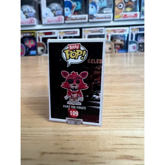 BITTY Foxy Pirate Five Nights Freddy's Funko Pop #109 5NAF Horror 5 Video Games - Picture 2 of 6